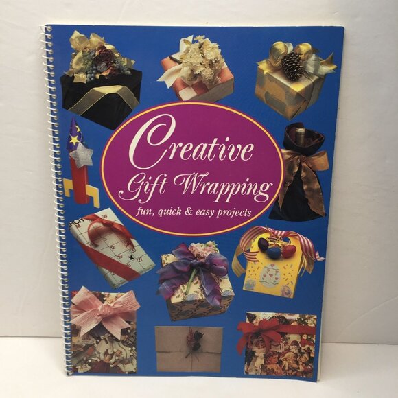 Vintage 2 Book Set Creative Gift Wrapping Fun Easy Finishing Touch 35 Ribbon Bow - Picture 13 of 16